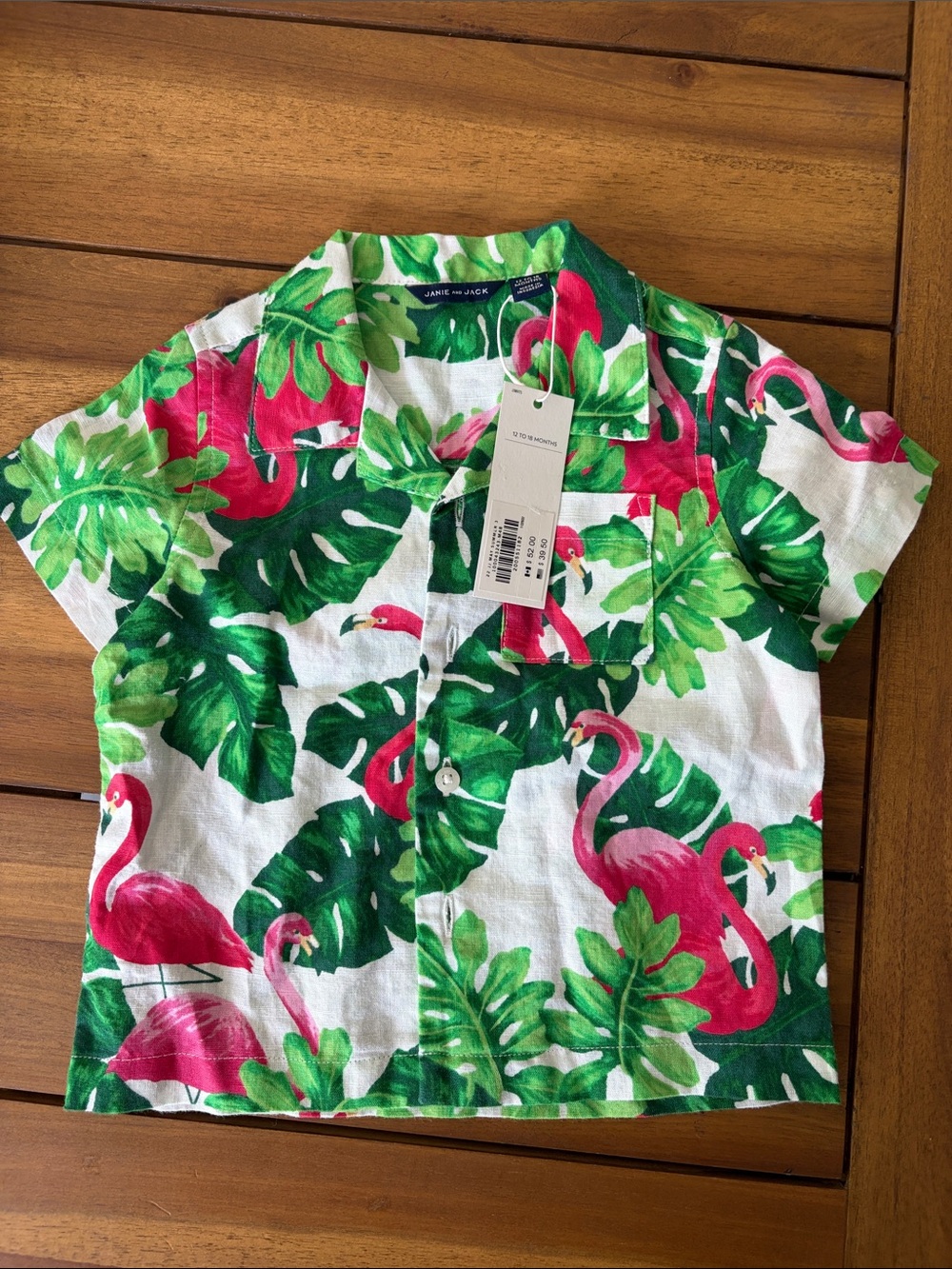 Janie and Jack 12-18 mo button down